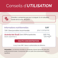 Conseils utilisation Acérola