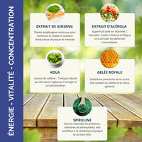 ingrédients formule Boost & Go 