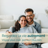 Famille heureuse avec complément santé DHA végétal vitamine D