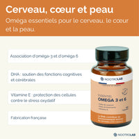 Complément alimentaire Oméga 3 et 6 capsules