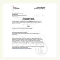 Certificat de conformité complément alimentaire en France