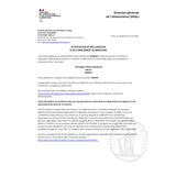 Attestation officielle DGAL pour le complément Drainage & Détox hépatique, conforme à la réglementation française des compléments alimentaires.