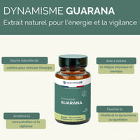 Boîte de Gélules de Guarana pour vitalité et performance cognitive