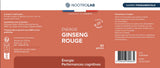 Ginseng Rouge, complément alimentaire, fabrication française, boîte de 60 gélules