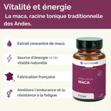 Complément alimentaire Maca bio, capsule d'énergie et vitalité naturelle, fabrication française